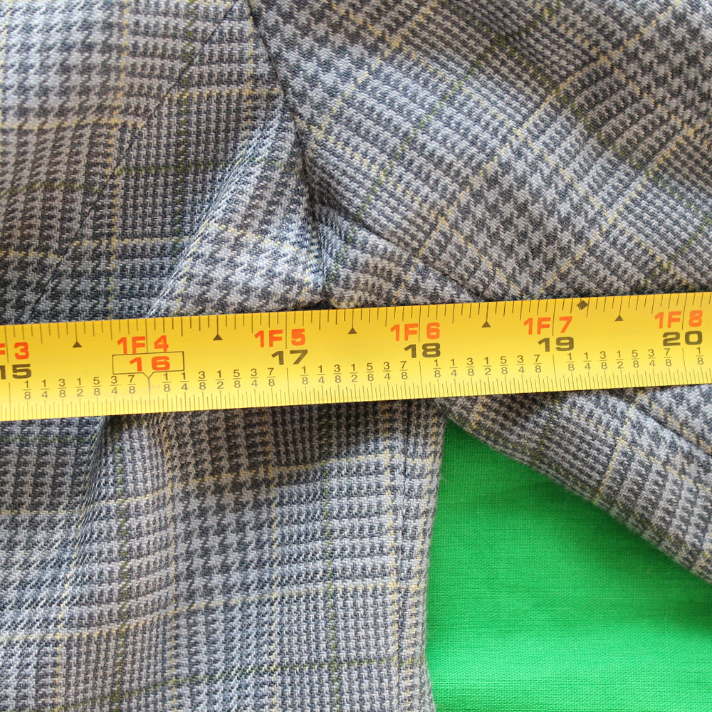 Pendleton Vintage Suit Jacket Blue Plaid - image 3